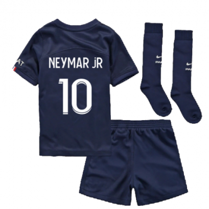 Детская футбольная форма Неймар ПСЖ 2023 года с гетрами