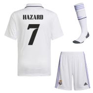 Детская форма Реал Мадрид 2023 года Азар 7 с гетрами
