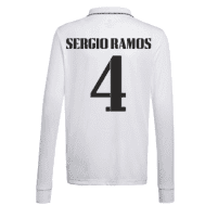 Футболка Реал Мадрид Sergio Ramos 4 длинный рукав 2023 год