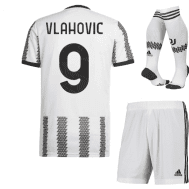 Детская футбольная форма Влахович Ювентус 2023 года с гетрами