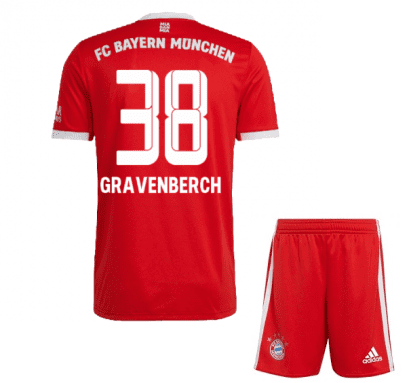 Детская футбольная форма Гравенберх Бавария Мюнхен 2023 год