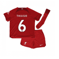 Детская футбольная форма Тиаго 6 Ливерпуль 2023 года с гетрами