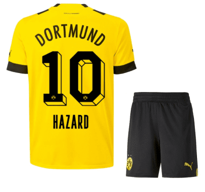 Детская футбольная форма Азар Боруссия Дортмунд 2023 года