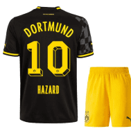 Чёрная детская футбольная форма Азар Боруссия Дортмунд 2023