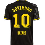 Гостевая футболка Азар Боруссия Дортмунд 2023 год чёрная