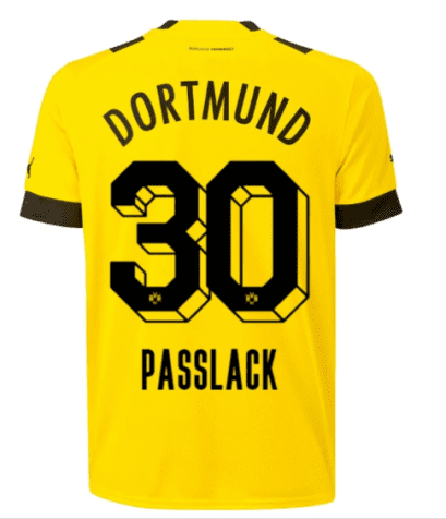 Детская футболка Пасслак Боруссия Дортмунд 2022-2023