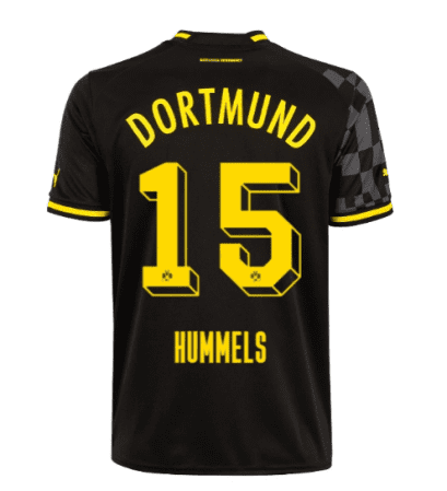 Гостевая детская футболка Хуммельс Боруссия Дортмунд 2022-2023