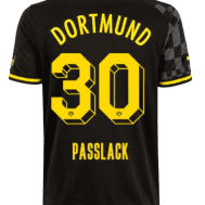 Гостевая детская футболка Пасслак Боруссия Дортмунд 2022-2023
