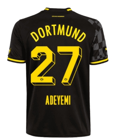 Гостевая детская футболка Адейеми Боруссия Дортмунд 2022-2023