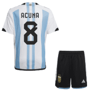 Детская футбольная форма Акунья Аргентина 2022