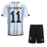 Детская футбольная форма Ди Мария Аргентина 2022