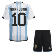 Детская футбольная форма Марадона Аргентина 2022