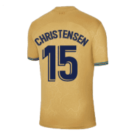 Гостевая детская футболка Кристенсен Барселона 2022-2023