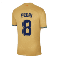 Гостевая детская футболка Педри Барселона 2022-2023