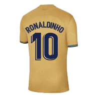 Гостевая детская футболка Роналдиньо Барселона 2022-2023