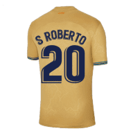 Гостевая детская футболка Роберто Барселона 2022-2023