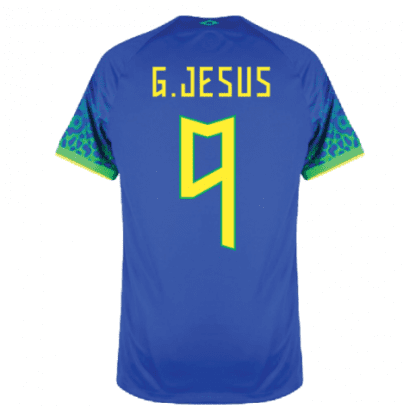 Гостевая футболка Жезус сборной Бразилии 2022