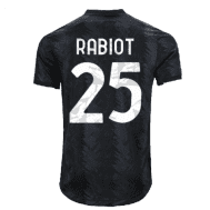 Гостевая детская футболка Рабье Ювентус 2022-2023 год
