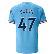 Детская футболка Фоден Манчестер Сити 2022-2023