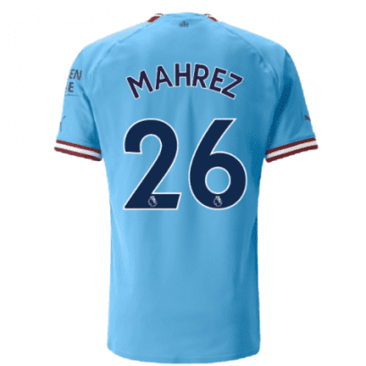 Детская футболка Махрез Манчестер Сити 2022-2023