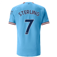 Детская футболка Стерлинг Манчестер Сити 2022-2023