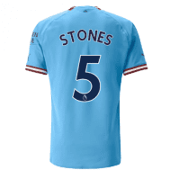 Детская футболка Стоунз Манчестер Сити 2022-2023