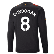 Гостевая футболка Гюндоган Манчестер Сити 2023 длинный рукав
