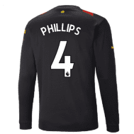 Гостевая футболка Филлипс Манчестер Сити 2023 длинный рукав