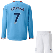 Футбольная форма Стерлинг Манчестер Сити Длинный рукав 2023
