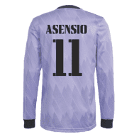 Гостевая футболка Реал Мадрид Асенсио длинный рукав 22-23 год