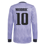 Гостевая футболка Реал Мадрид Модрич длинный рукав 22-23 год