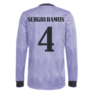 Гостевая футболка Реал Мадрид Рамос длинный рукав 22-23 год