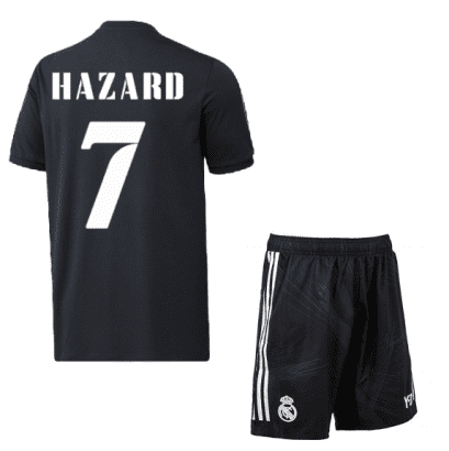 Детская форма Азар Реал Мадрид 2022-2023 чёрная