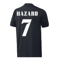 Чёрная детская футболка Реал Мадрид Азар