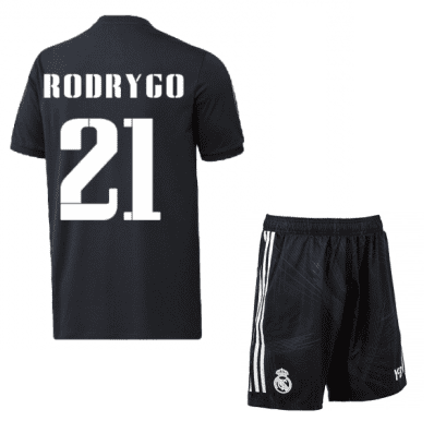 Детская форма Родриго Реал Мадрид 2022-2023 чёрная