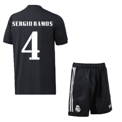 Детская форма Серхио Рамос Реал Мадрид 2022-2023 чёрная