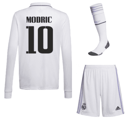 Форма Реал Мадрид Модрич 2023 длинный рукав с гетрами