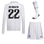 Форма Реал Мадрид Рюдигер 2023 длинный рукав с гетрами