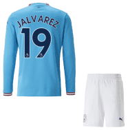 Футбольная форма Альварес Манчестер Сити Длинный рукав 2023