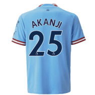Детская футболка Аканджи Манчестер Сити 2022-2023