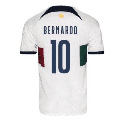 Гостевая футболка Португалия Бернарду 2022