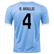 Гостевая футболка Уругвай Араухо 2022