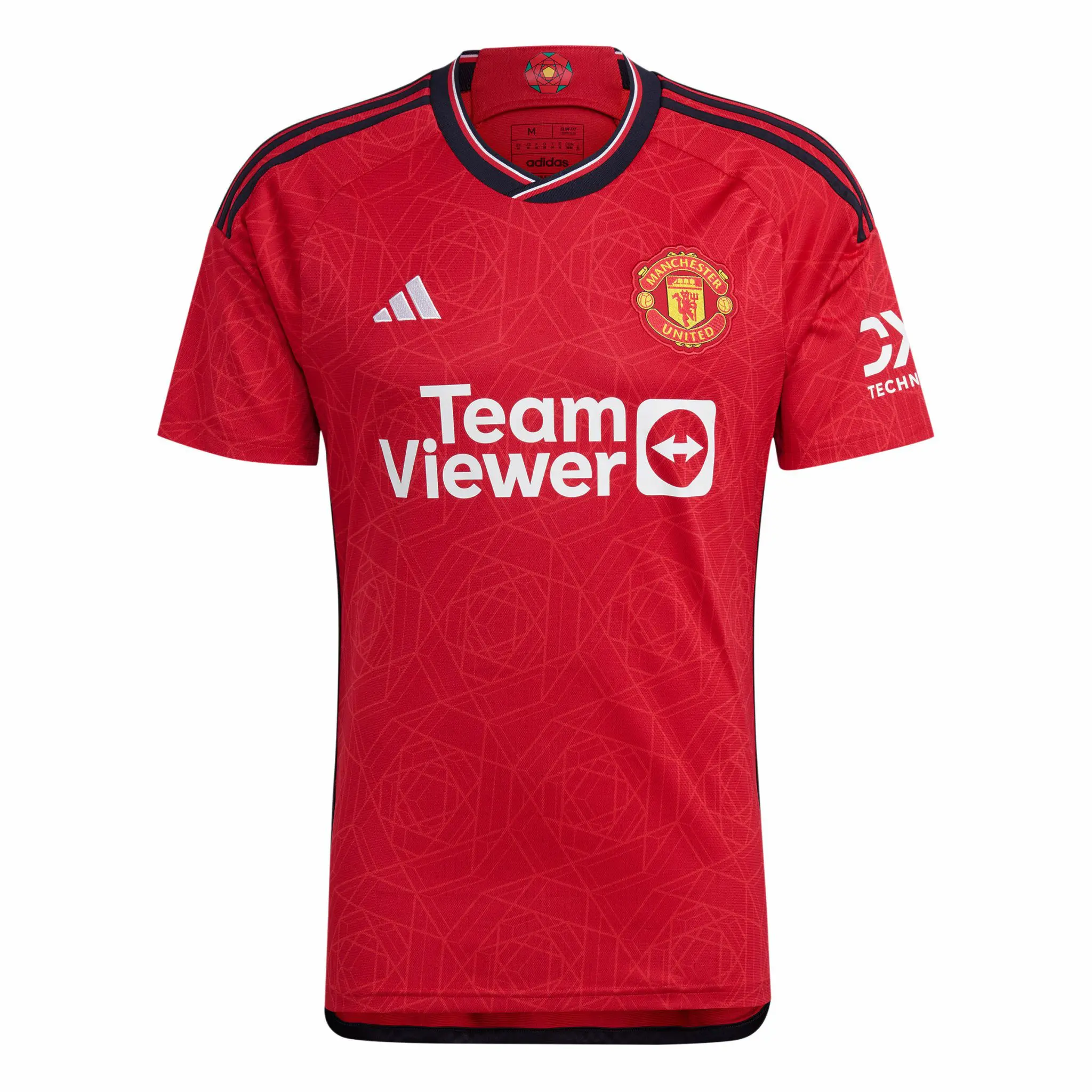 Футбольный мяч adidas Manchester United красный