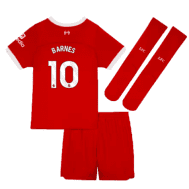 Детская футбольная форма Ливерпуль Барнс 10 2023 - 2024 с гетрами