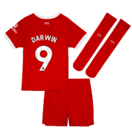 Детская футбольная форма Ливерпуль Дарвин 9 2023 - 2024 с гетрами