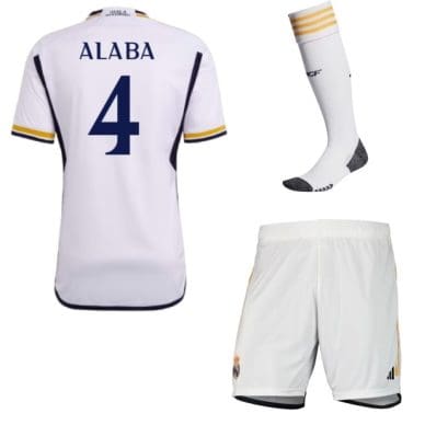 Футбольная форма Алаба 4 Реал Мадрид 2023 - 2024 с гетрами