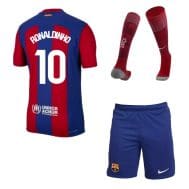 Детская футбольная форма Барселона Роналдиньо 2023 - 2024 с гетрами