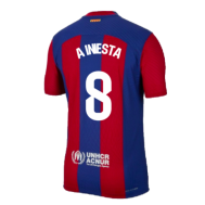 Детская футболка Барселона Иньеста 2024 года
