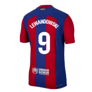 Детская футболка Барселона Левандовски 2024 года