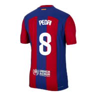 Детская футболка Барселона Педри 2024 года